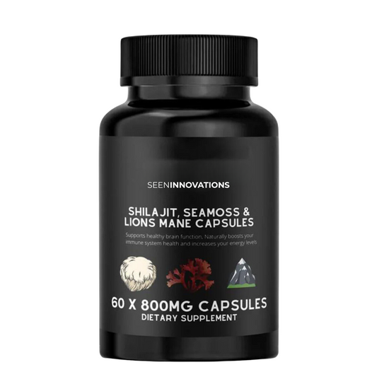 SHILAJIT, SEA MOSS, LION'S MANE CAPSULES.